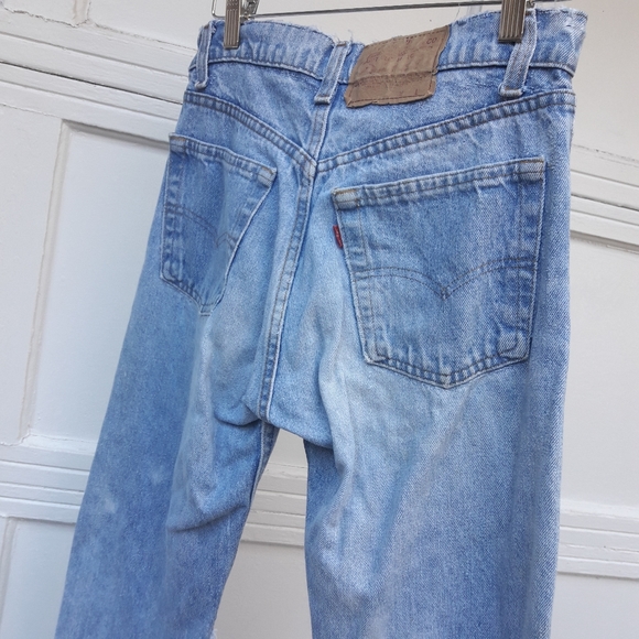 VINTAGE Levis Jeans Red Tag Cotton Frayed Edges - Picture 5 of 16